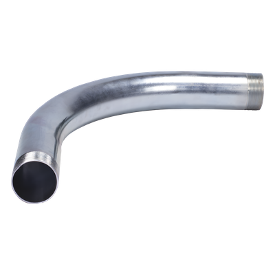 Codo 90° Galvanizado / 3/4" (19mm) / Pared Gruesa / Rosca