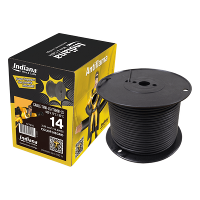 Cable Eléctrico THW-LS / 14 AWG / 19 Hilos / 90 °C Seco /