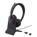 Auriculares Bluetooth UC / ANC Híbrida / 6 Micrófonos / 65