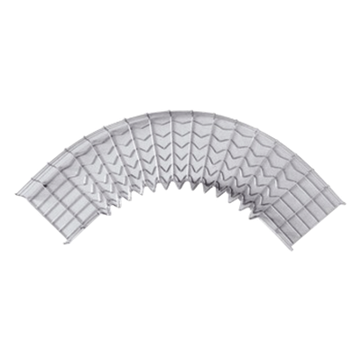 [CH-C90-54/200EZ] Curva Prefabricada Horizontal / 90° / Peralte 54 mm / Ancho