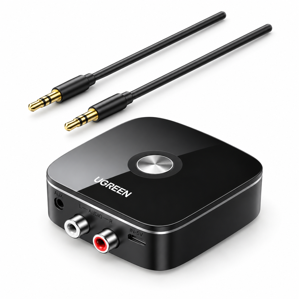 [30445] Receptor de audio Bluetooth 5.0 con salidas RCA y 3.5 mm