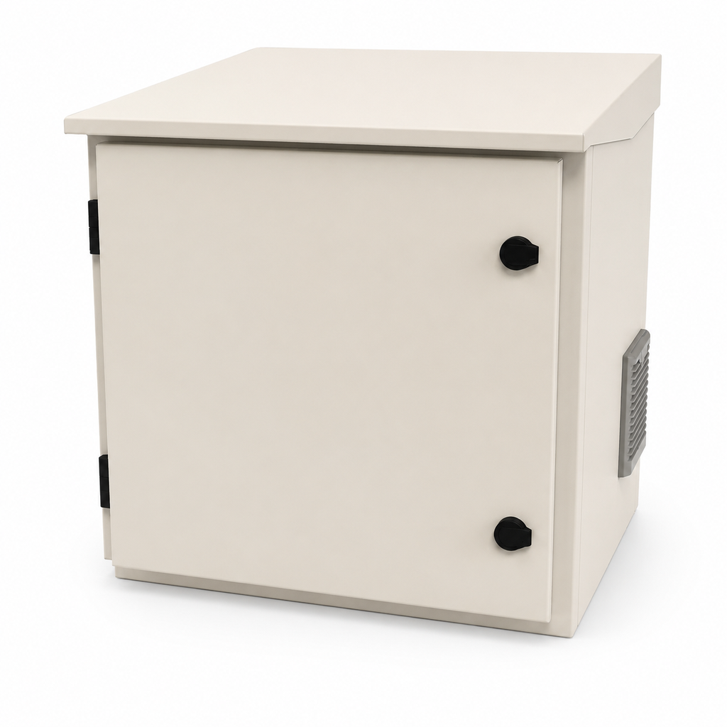 [LP-FORTE-09U-R3] Gabinete exterior 9U para rack de 19″ con ventilación y termostato