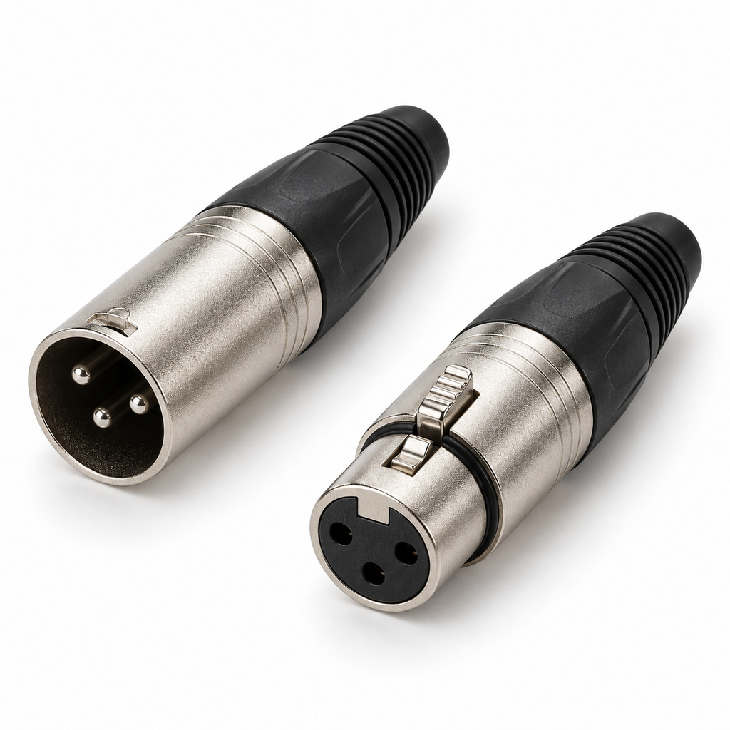 [EP-XLRKIT] Kit Conector XLR Hembra + XLR Macho