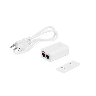 Adaptador PoE Gigabit 24V 0.3A con Protección ESD y Tierra