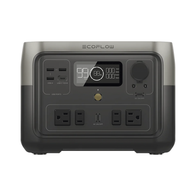 [EFR610] EcoFlow River 2 Max estación de energía portátil 512Wh LFP 4 AC 500W