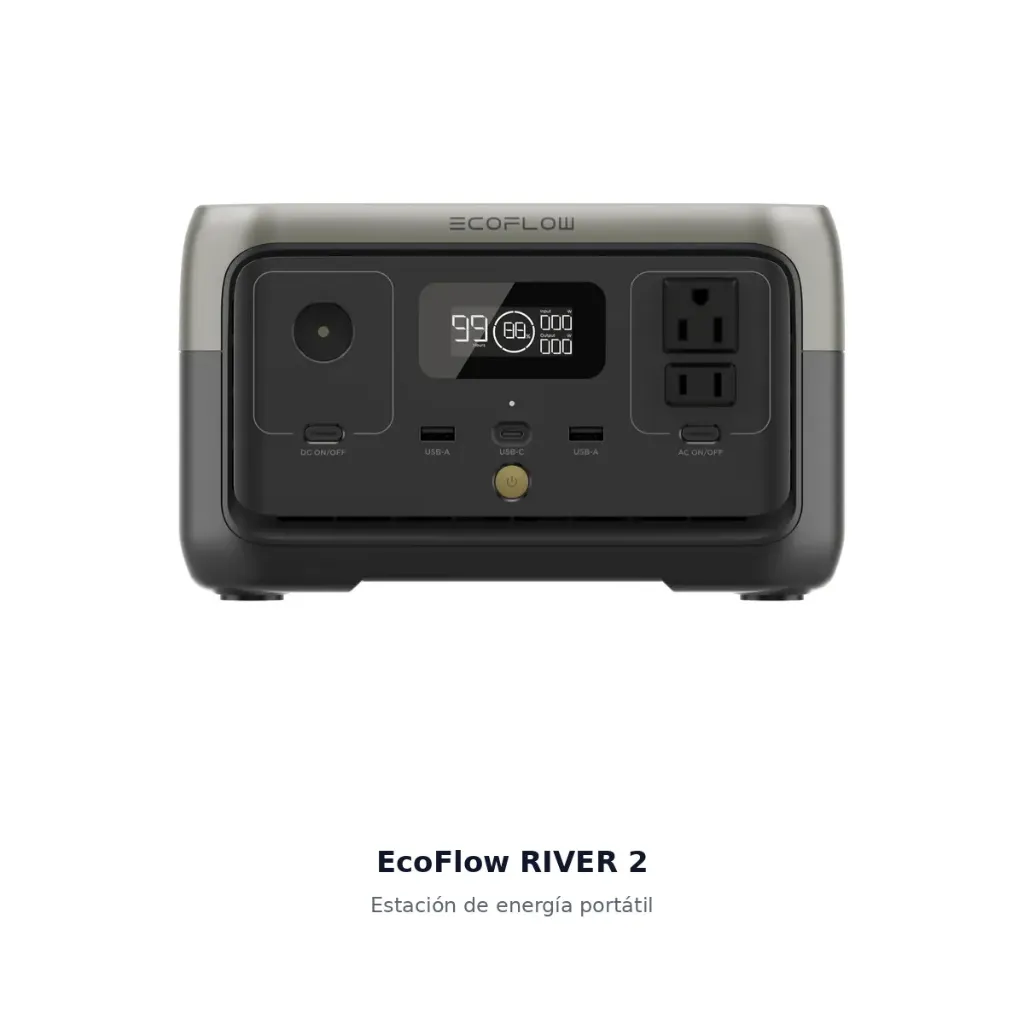 [EFR600] Estación de Energía Portátil EcoFlow RIVER 2 256 Wh LiFePO₄