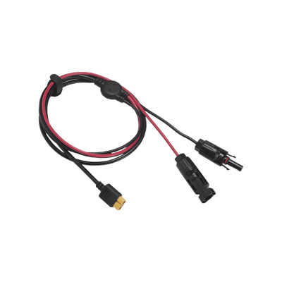 [LMC4XT60I2.5M] Cable MC4 a XT60 2.5 m, Calibre 12 AWG, Negro