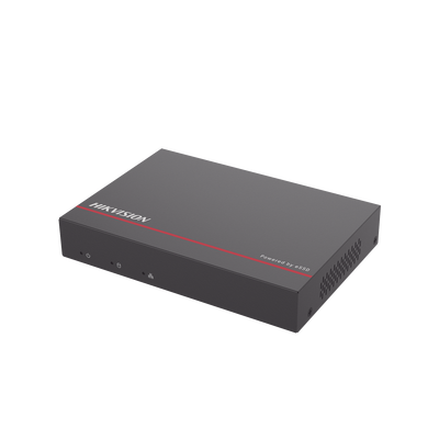 NVR Compacto 4 Canales IP, 4MP, PoE+, eSSD 1TB, ACUSENSE, Silencioso